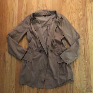 Light weight trench jacket